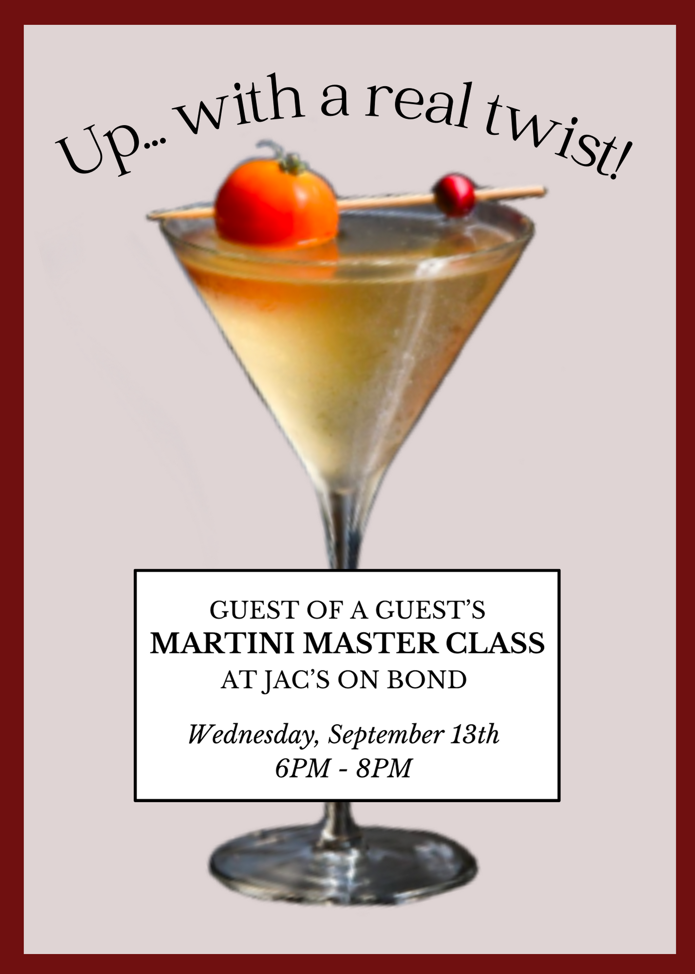 Martini Master Class Soirée